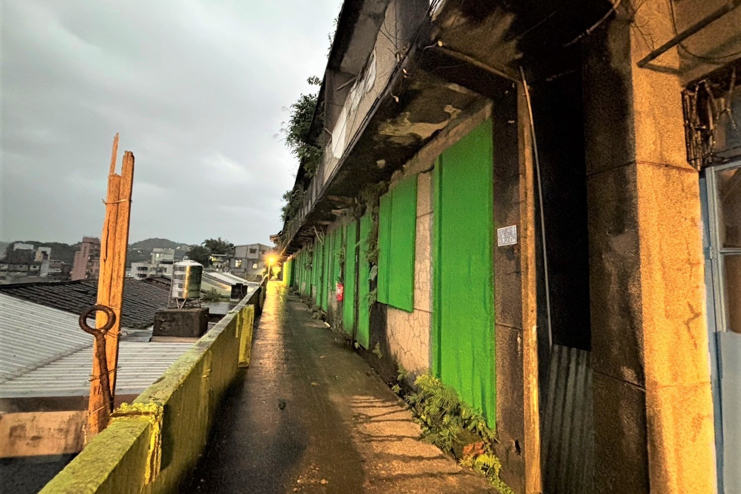 基隆市立中正國中舊宿舍場景照片