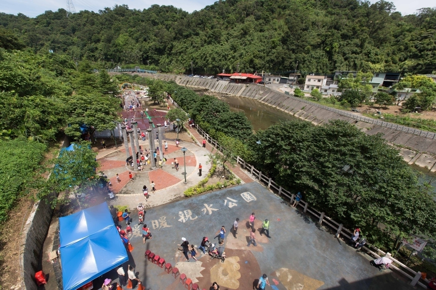 暖暖親水公園場景照片